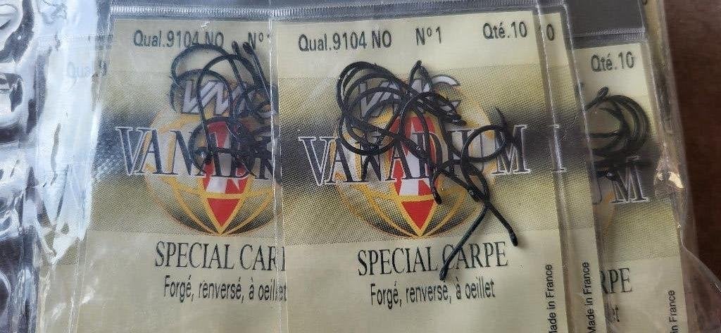 VMC Vanadium Special Carp vishaken no. 1 - 25x zakjes, Watersport en Boten, Hengelsport | Karpervissen, Ophalen of Verzenden, Nieuw