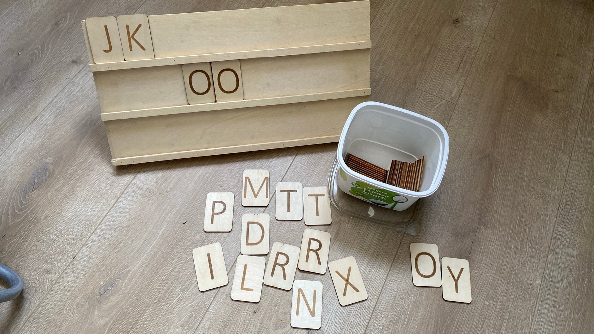 Letterplank, Ophalen, Gebruikt