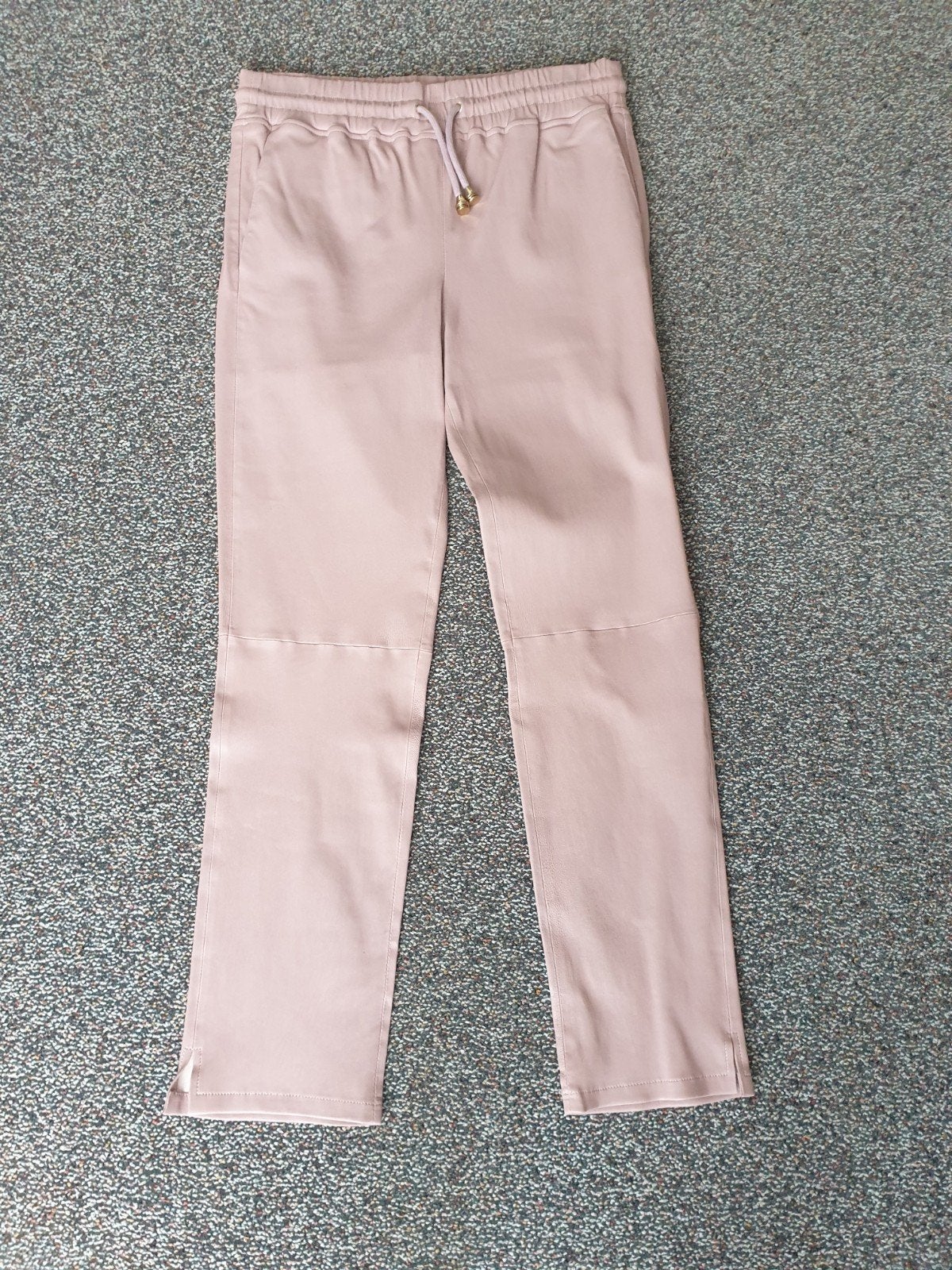 Studio AR Naomi oudroze leren broek maat 42, Verzenden, Maat 42/44 (L), Nieuw, Studio AR