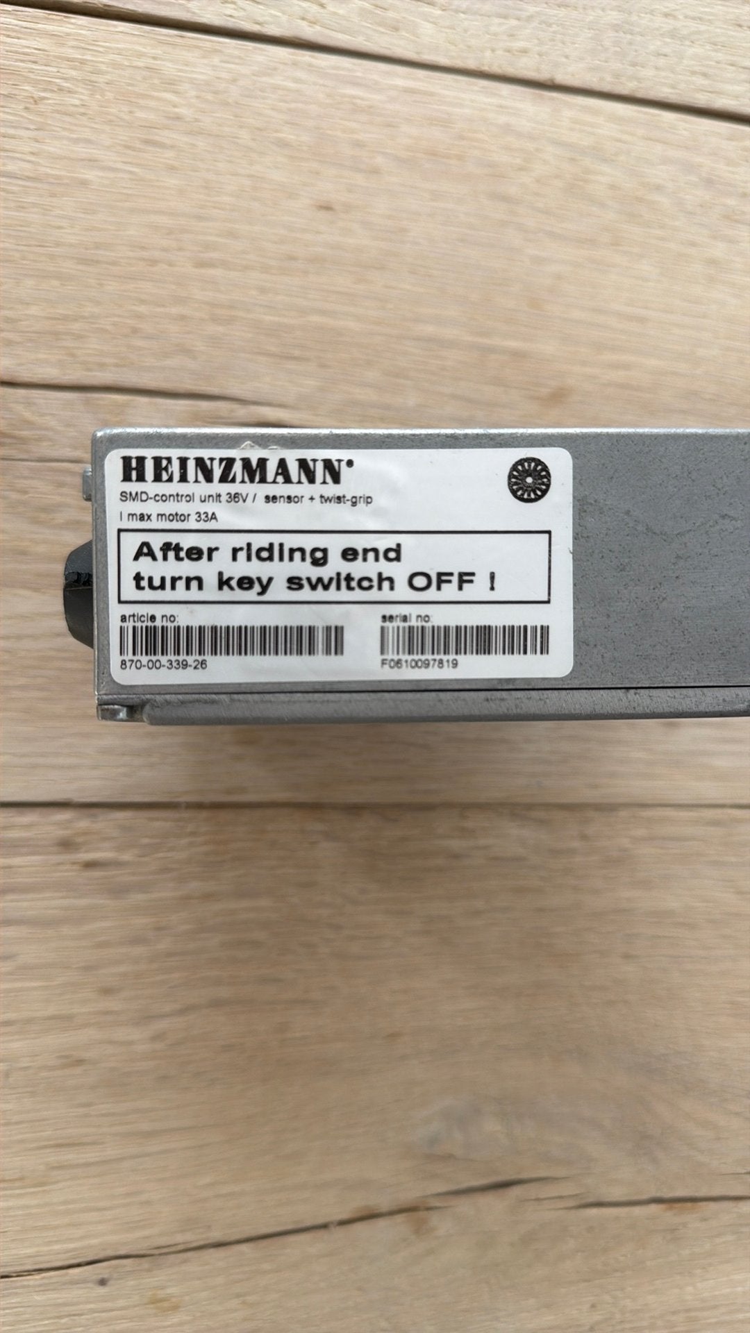 Controler elektrische fiets, Ophalen of Verzenden, Zo goed als nieuw, Elektrische fiets