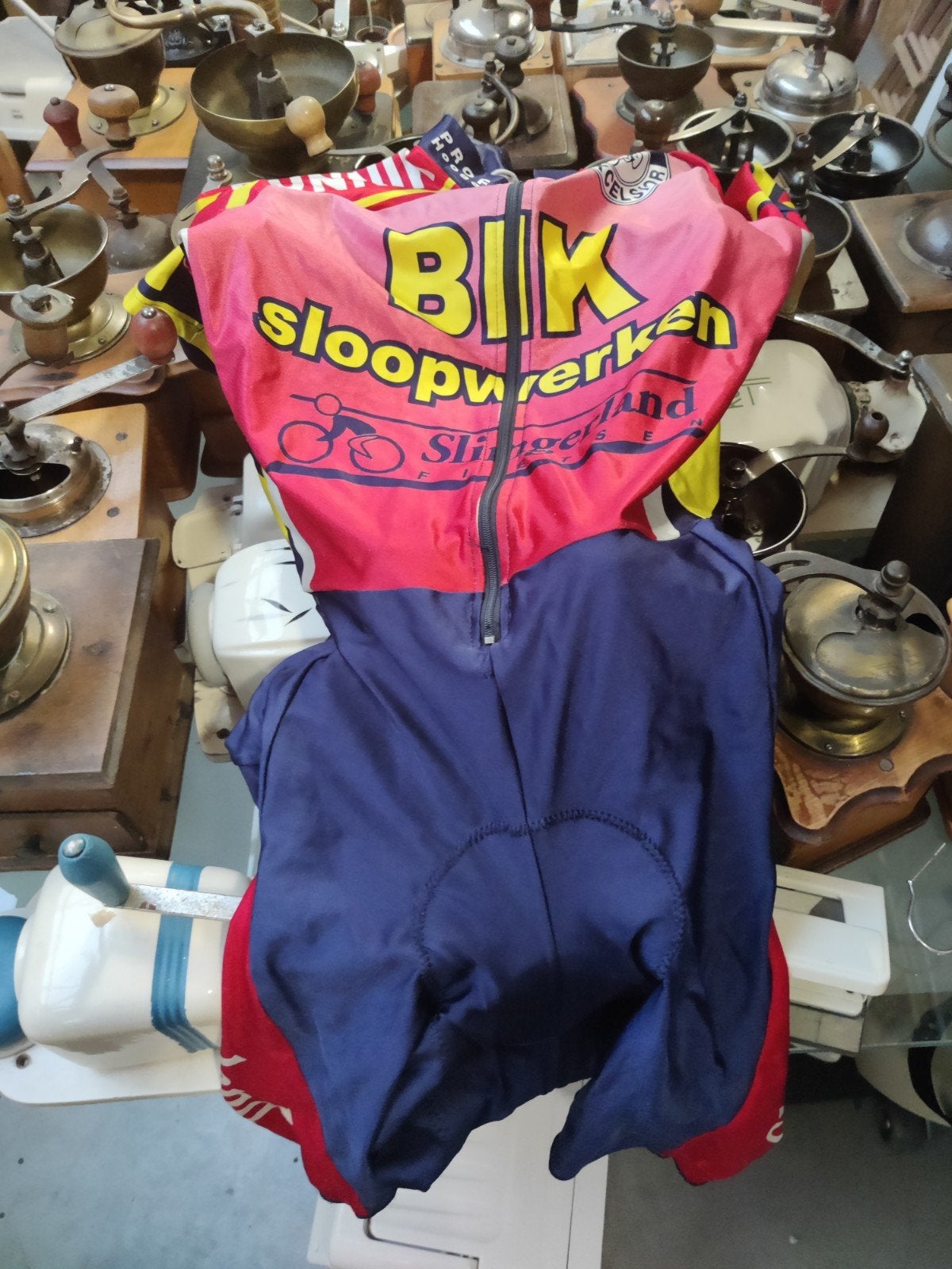 Vintage BIK Sloopwerken Fietsbroek/Fietspak, Fietsen en Brommers, Gebruikt, Heren, BIK Sloopwerken, Overige maten