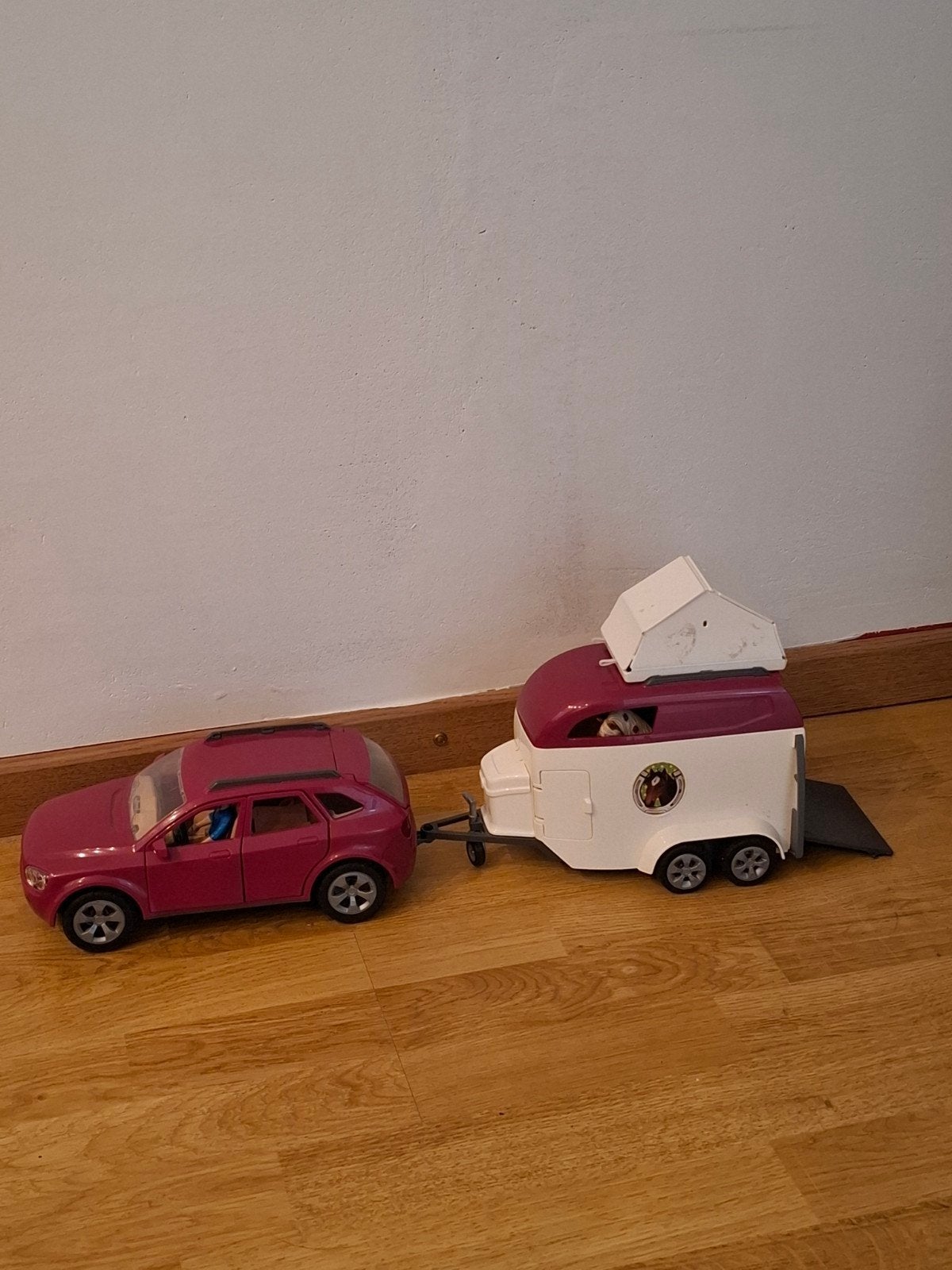 Schleich horse club auto met trailer, Ophalen, Bus of Vrachtwagen