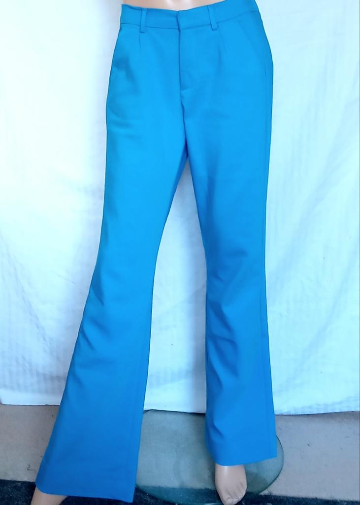 NUKUS Uitlopende Broek , Maat M, Kleding | Dames, Maat 38/40 (M), Blauw, Ophalen of Verzenden, Zo goed als nieuw