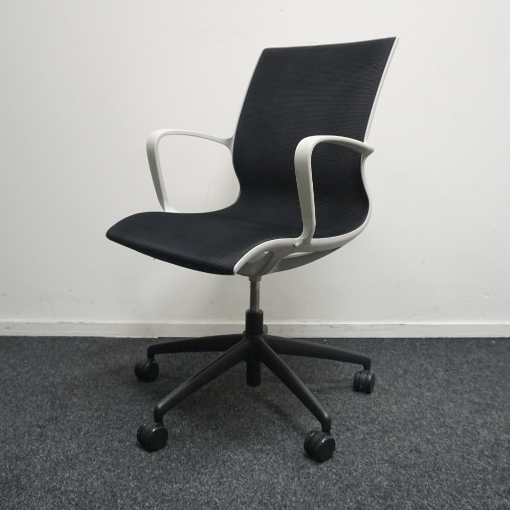 Sitland Soul Air Vergaderstoelen | Netweave | Zwart / Wit, Kunststof, Gebruikt, Overige kleuren, -