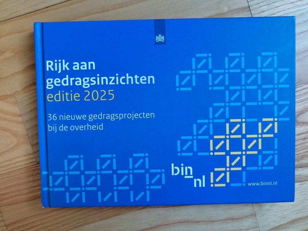 Boek Rijk aan gedragsinzichten, editie 2025, Boeken, Maatschappij en Samenleving, Nieuw, Ophalen of Verzenden, Nederland