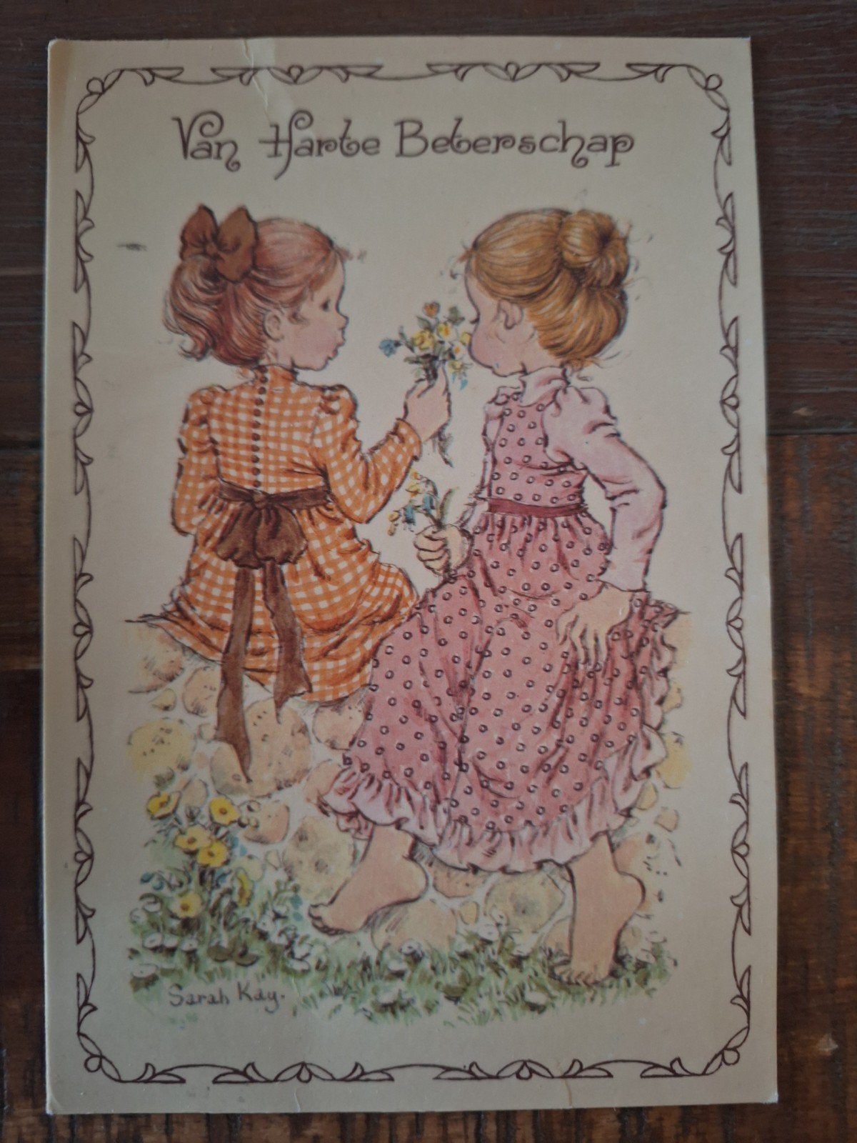 Vintage Ansichtkaart - Sarah Kay, Ophalen of Verzenden, Gelopen, Kinderen