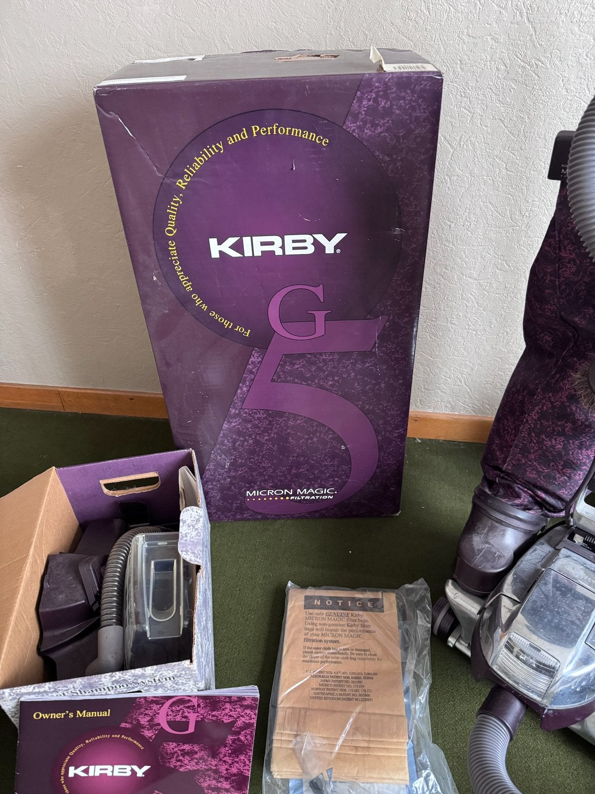 Kirby stofzuiger - volledige set, Witgoed en Apparatuur, Ophalen, Gebruikt