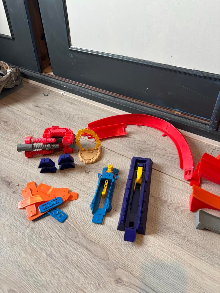 Hot Wheels baan en auto’s, Ophalen, Gebruikt, Jongen of Meisje