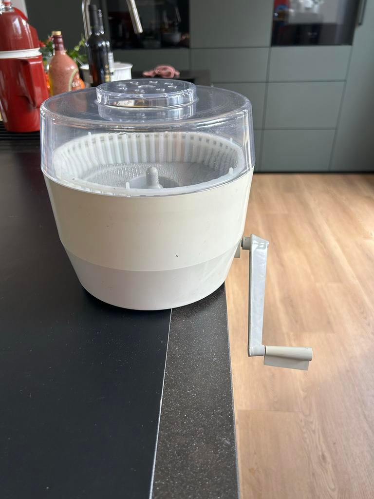 Aardappelschiller en slacentrifuge handmatig, Ophalen of Verzenden, Gebruikt