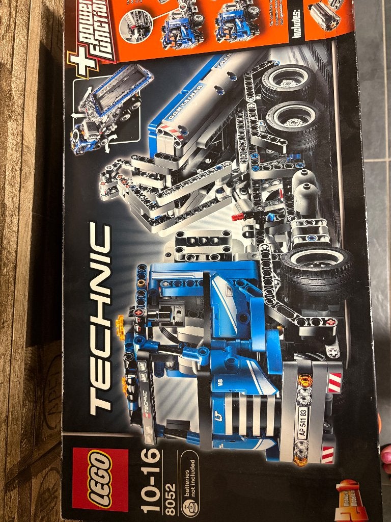 Lego technic container truck (8052), Compleet, Lego, Ophalen of Verzenden, Zo goed als nieuw