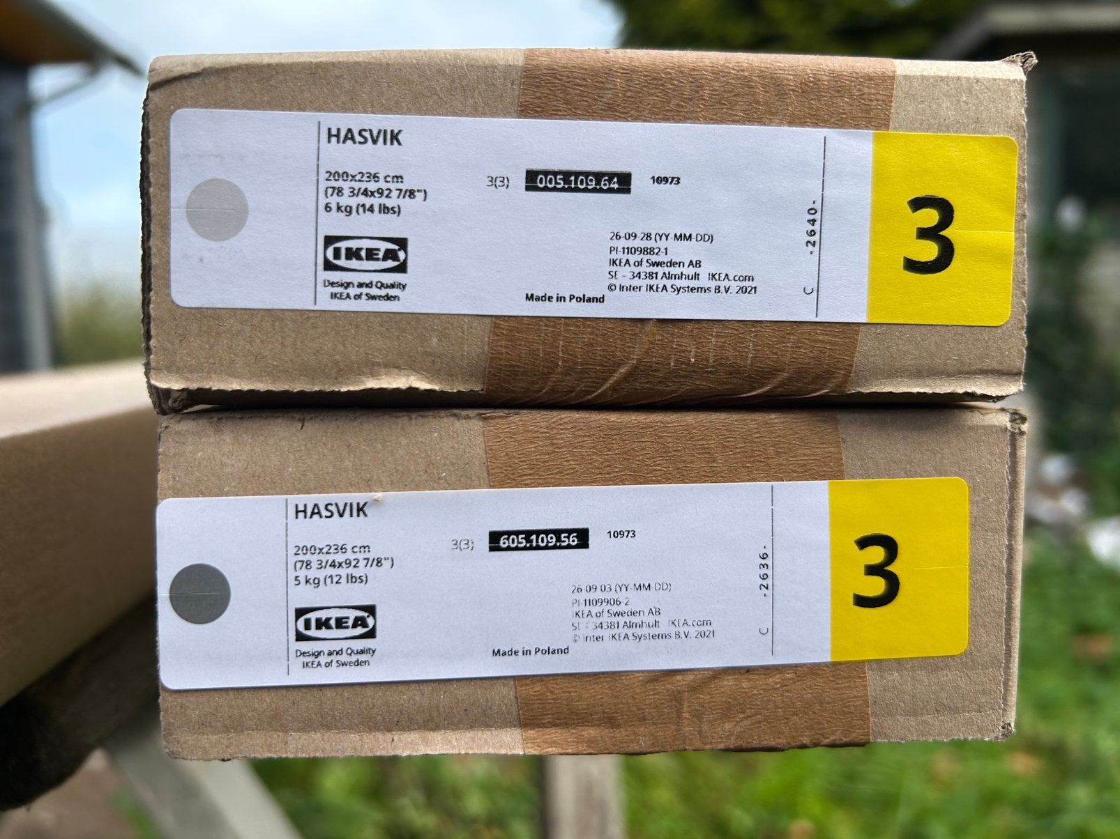 Ikea Hasvik, Ophalen, 200 cm of meer, 150 tot 200 cm, Nieuw
