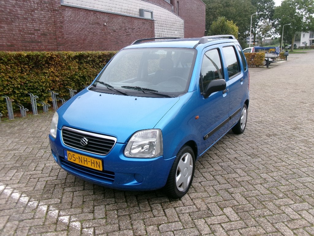 MOOIE GOED ONDERHOUDEN SUZUKI WAGON R+ 1.3 AUTOMAAT 2e EIGEN, Auto's, 40 €/maand, 4 cilinders, Origineel Nederlands, Grijs