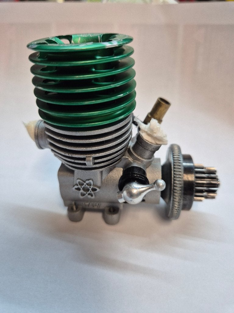 Sirio S09 vintage nitro motor voor oa Kyosho Spada09, Gebruikt, Ophalen of Verzenden, Onderdeel, Nitro