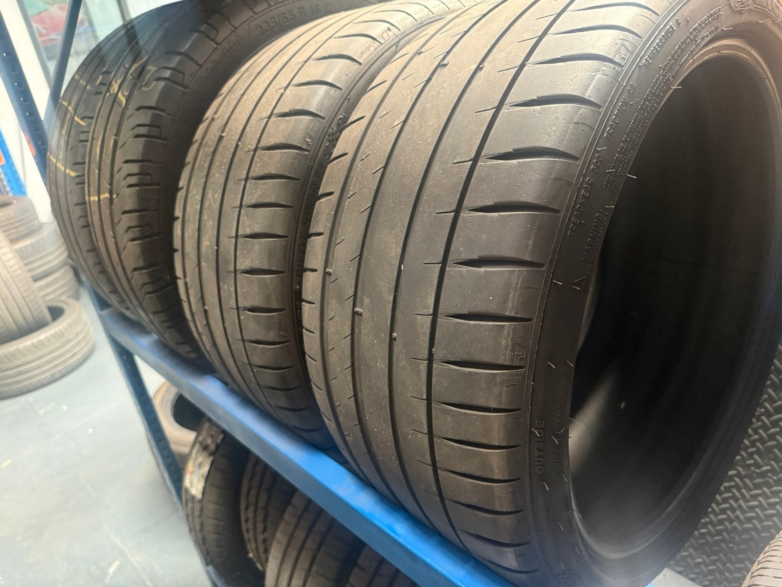 2x 265 35 19 98Y Michelin Pilot Sport 4S MO1 4,5MM DOT2025, 19 inch, Gebruikt, 265 mm, Ophalen of Verzenden