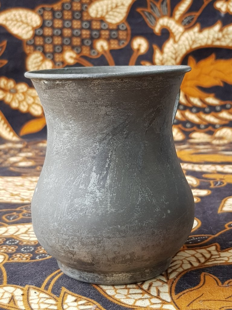 Origineel antiek Oosters koperen kannetje 10,5 cm., Antiek en Kunst, Ophalen of Verzenden, Koper