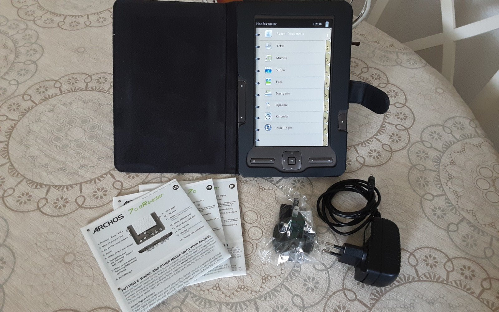 Archos E-reader en mediaspeler,, bomvol met Ned. boeken, Ophalen of Verzenden, Zo goed als nieuw, Overige merken