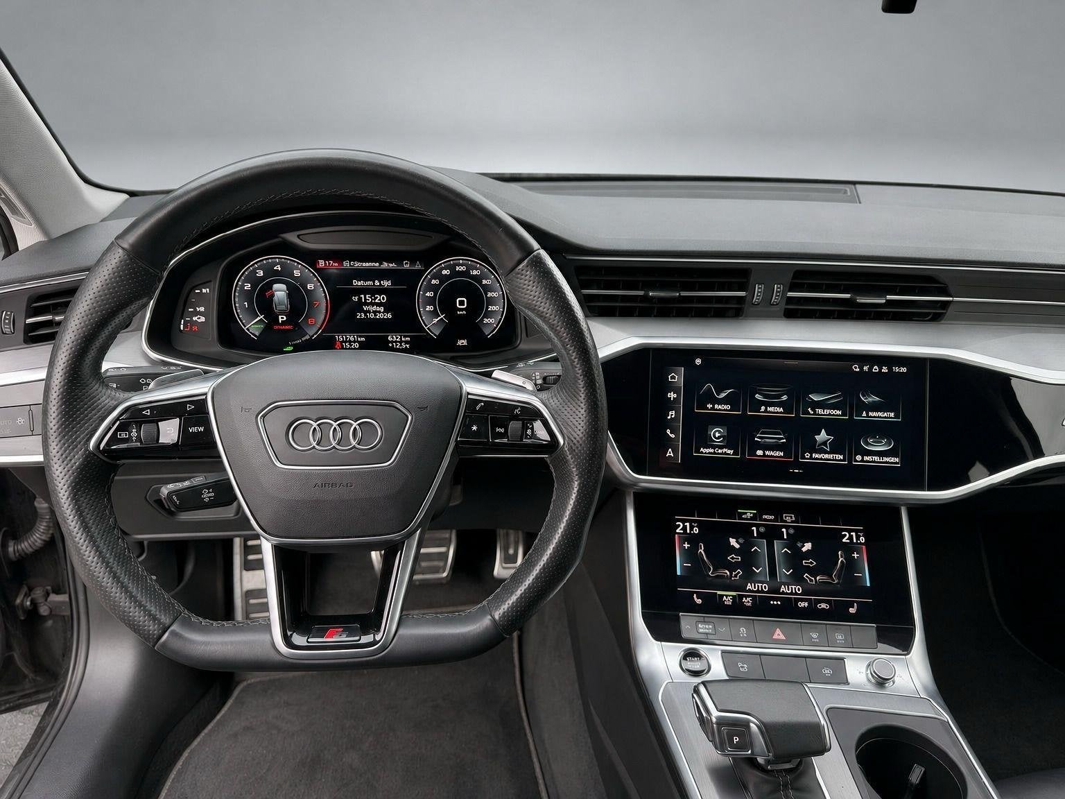 Audi A6 Avant 55 TFSI e quattro S Competition ACC B&O Leder, Auto's, Automaat, Gebruikt, Euro 6, 4 cilinders