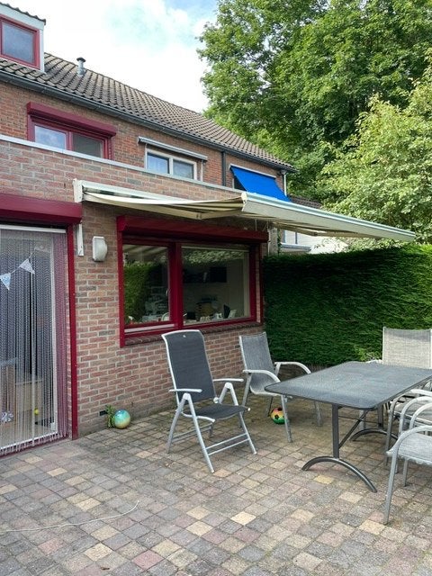 Elektrisch kniearm zonnescherm, Ophalen, Gebruikt, Elektrisch, Minder dan 250 cm