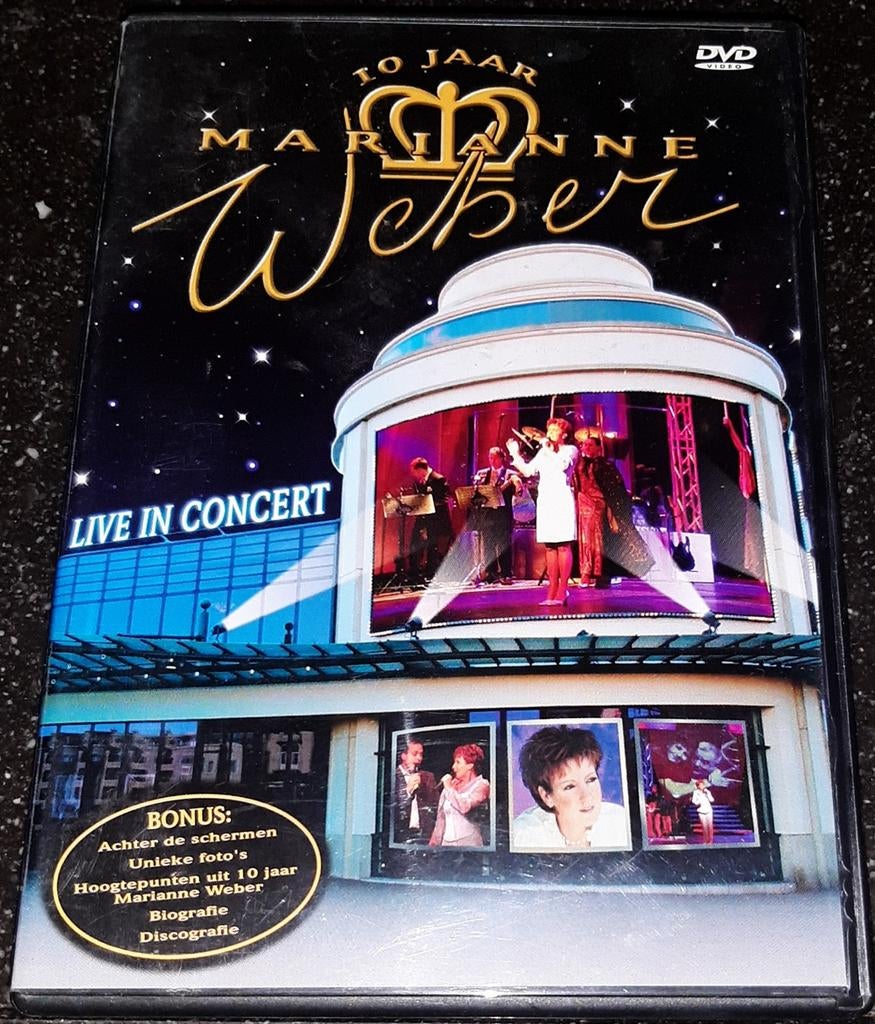 10 jaar Marianne Weber live in concert, Alle leeftijden, Ophalen of Verzenden, Zo goed als nieuw, Muziek en Concerten