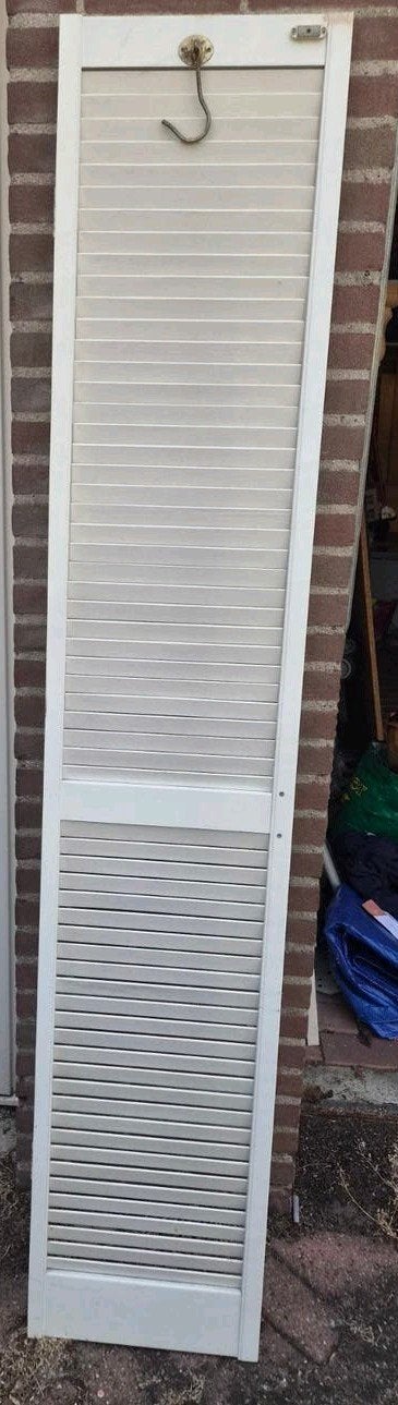 2 x Louvre deuren / klapdeuren, Ophalen, Minder dan 60 cm, Radiator, 30 tot 80 cm