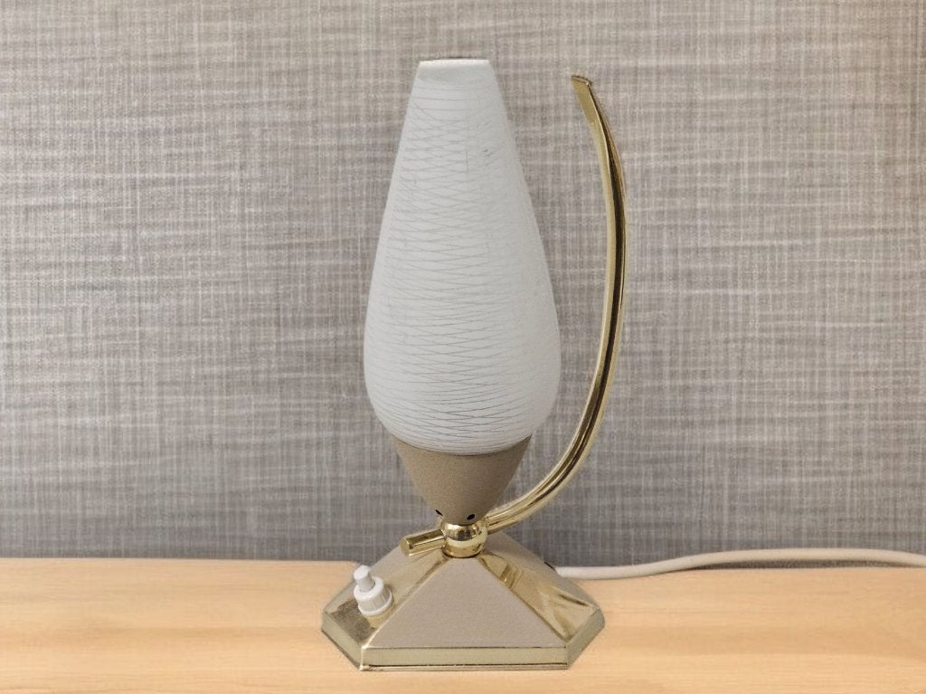 Zeer zeldzaam bedlampje / tafellampje, jaren 1950, Antiek en Kunst, Ophalen of Verzenden