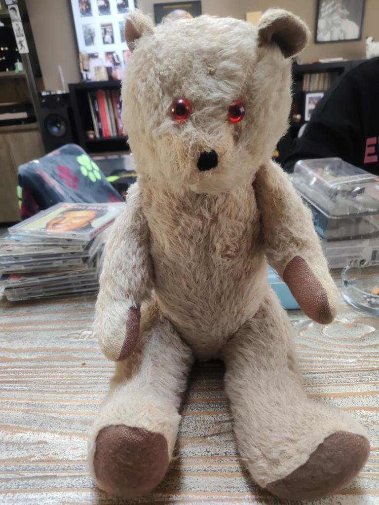 Oude beer, Verzamelen, Beren en Cherished Teddies, Ophalen of Verzenden, Gebruikt, Stoffen beer, Overige merken
