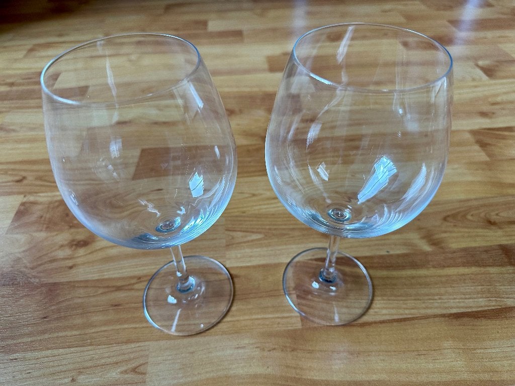 Set 2 Rode Wijnglazen, Verzamelen, Glas en Borrelglaasjes, Ophalen of Verzenden, Nieuw, Overige typen