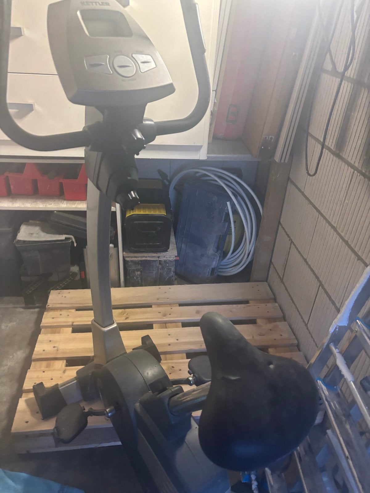 Kettler Sport Fiets Hometrainer - Ideaal voor Thuis Fitness, Ophalen, Gebruikt, Metaal, Benen