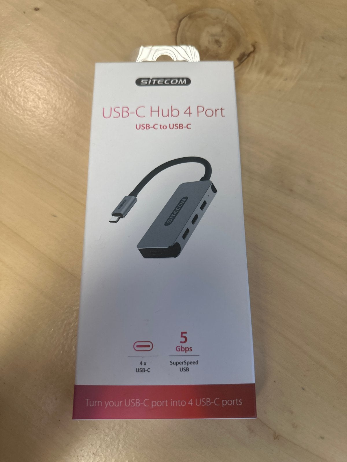 Sitecom USB-C Hub 4 Poort - Nieuw in doos, Ophalen, Nieuw