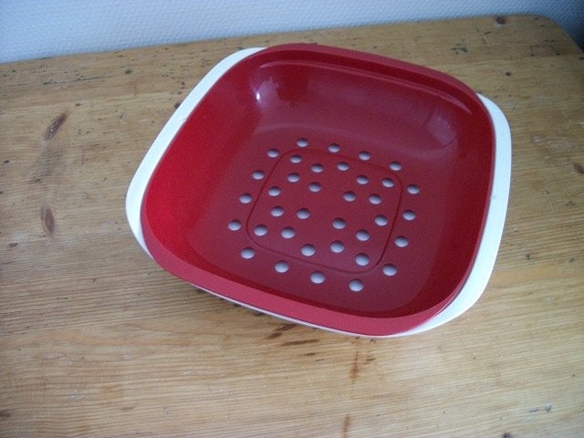 Tupperware Allegra Multi Schaal ( fruit, sla, vergiet, enz ), Huis en Inrichting, Ophalen of Verzenden, Gebruikt, Schaal