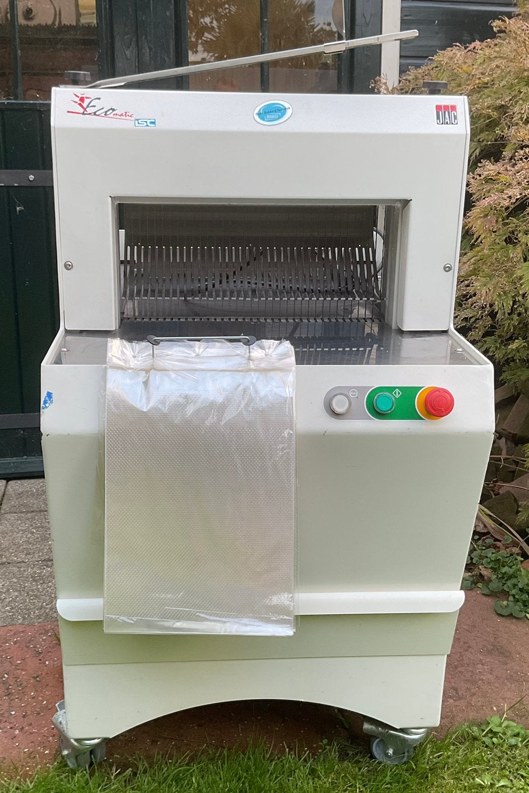 JAC elektrische Brood snijmachine  voor in bakkerij, Ophalen, Gebruikt