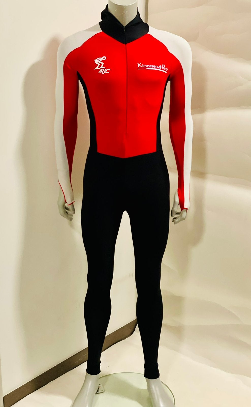 Schaatskleding schaatspak snelpak speedsuit maat M lycra, Ophalen of Verzenden, Zo goed als nieuw