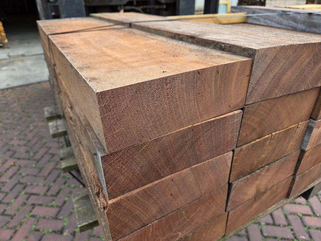 Azobé Hardhouten balken / klossen 7.0x20.0 cm - nr: HB235