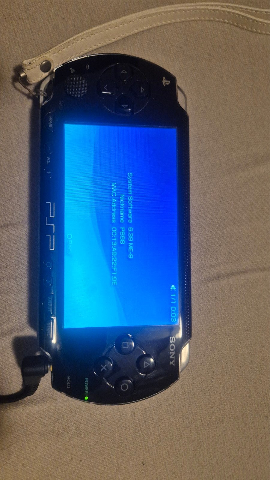 Sony PSP 1004, Ophalen of Verzenden, Zo goed als nieuw, Zwart, PSP