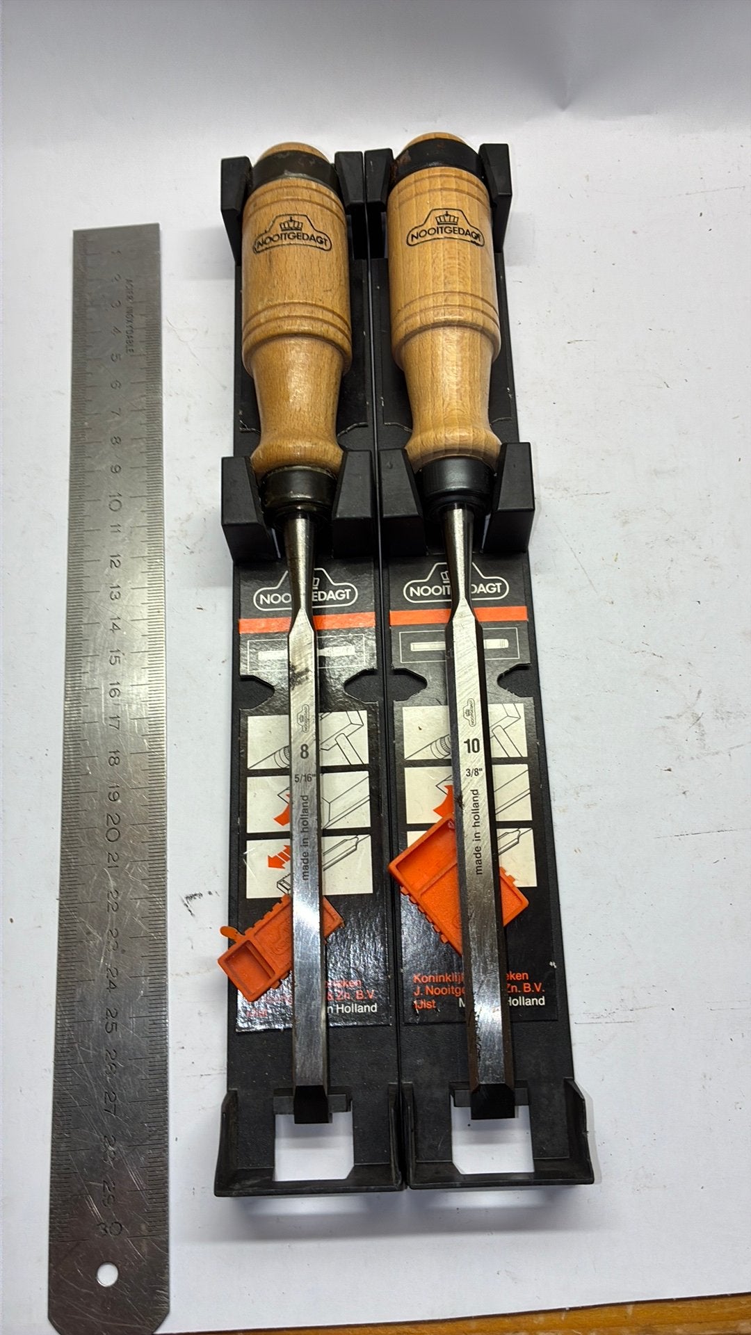 Nieuwe nooitgedagt beitels 8 10 mm, Ophalen of Verzenden