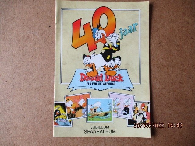 adv6095 donald duck 40 jaar spaaralbum 2, Eén stripboek, Ophalen, Gelezen