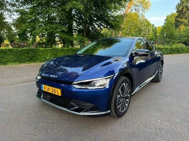 Kia Ev6 PLUS 77.4kWh SOH 99,4%/Thaak/Leer/Acarplay/Fabrieksg, Auto's, Kia, Bedrijf, Te koop, EV6, ABS, Achteruitrijcamera, Airbags