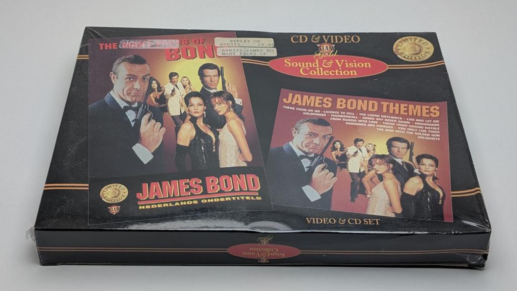 James Bond Sound & Vision Boxset - CD & Video NIEUW IN SEAL, Vanaf 12 jaar, Ophalen of Verzenden, Nieuw in verpakking, Documentaire