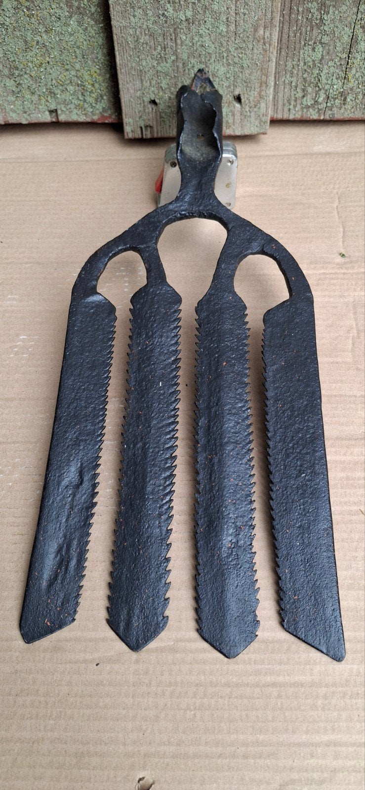 Antieke palingsteker / palingvork, Antiek en Kunst, Ophalen of Verzenden