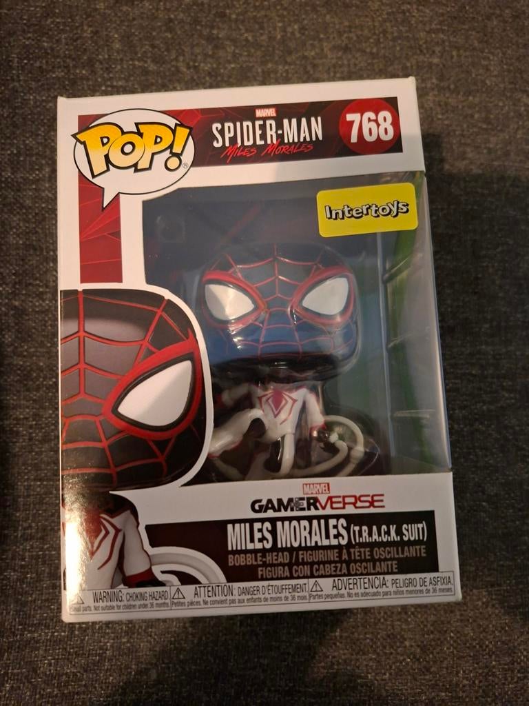Funko Pop! Spider-Man Miles Morales (T.R.A.C.K. Suit), Ophalen of Verzenden, Nieuw