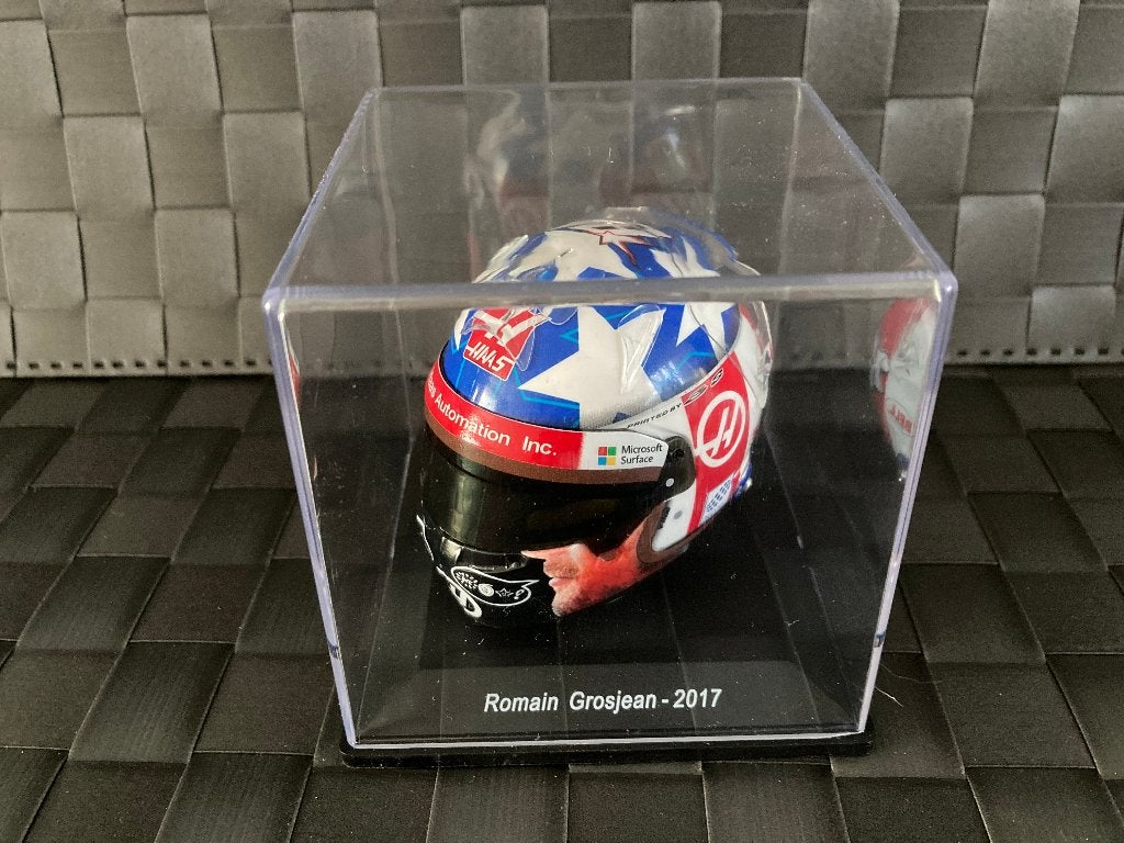 ✅ Romain Grosjean 2017 USA 1:5 helm Nicky Hayden Tribute, Ophalen of Verzenden, Nieuw, Formule 1