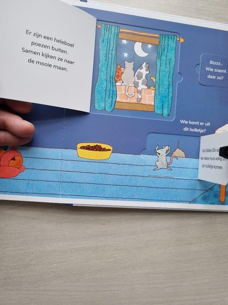 Dikkie Dik flapjes boek 25 x 25 de hele dag op pad, Boeken, Ophalen of Verzenden, Zo goed als nieuw, Uitklap-, Voel- of Ontdekboek