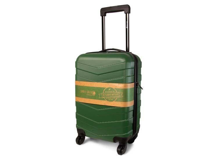 Norlander rPet Reiskoffer - Handbagage trolley - NIEUW, Sieraden, Tassen en Uiterlijk, Koffers, Wieltjes, 50 tot 60 cm, Hard kunststof