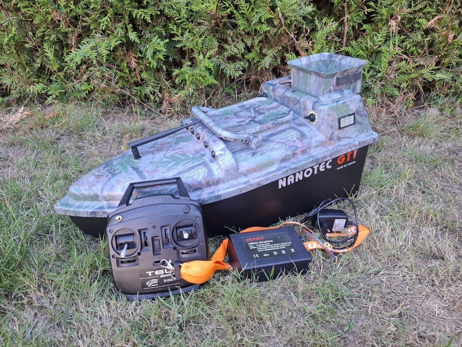 voerboot Nanotec GT1 Camouflage vexilar garantie, Ophalen of Verzenden, Gebruikt, Overige typen