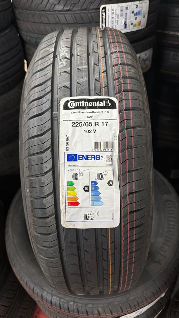Continental ContiPremiumContact 5 SUV 225/65 R17 102V, Ophalen, Nieuw, 17 inch, Band(en)