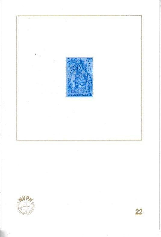 NEDERLAND BLAUWDRUK, Postzegels en Munten, Ophalen of Verzenden, Na 1940, Postfris