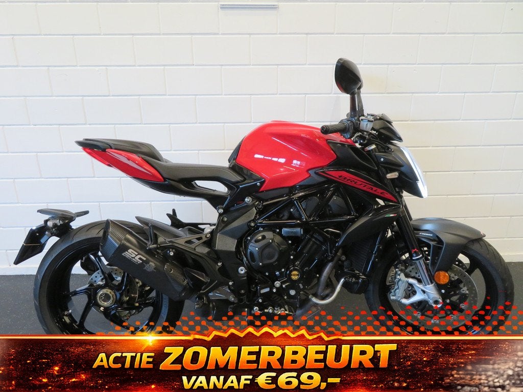 MV Agusta BRUTALE 800 NIEUWSTAAT HISTORIE (bj 2020), Motoren, Motoren | MV Agusta, Bedrijf, Meer dan 35 kW, 798 cc, Naked bike