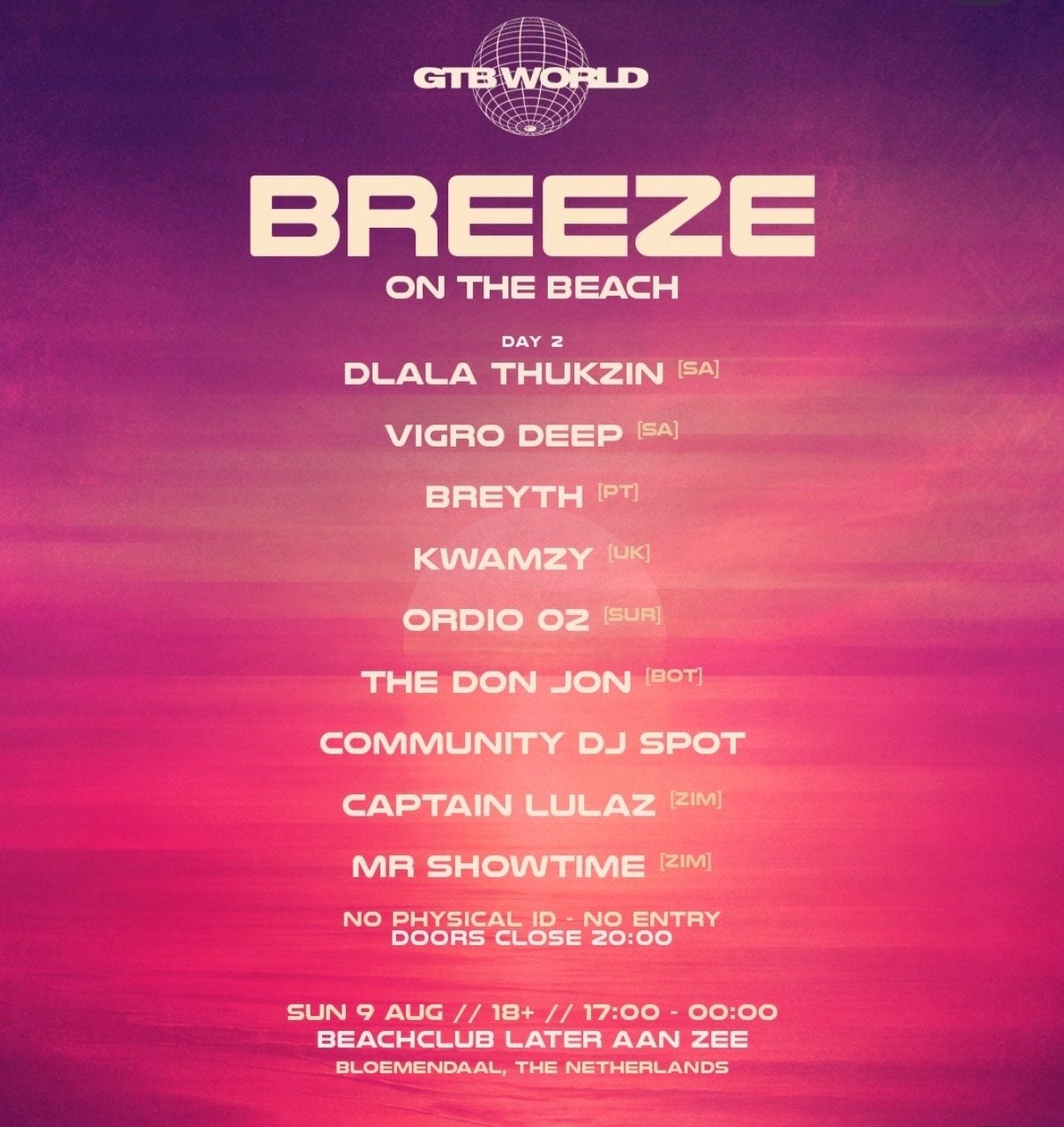 BREEZE AT THE BEACH DAY 2, Tickets en Kaartjes, Evenementen en Festivals, Twee personen