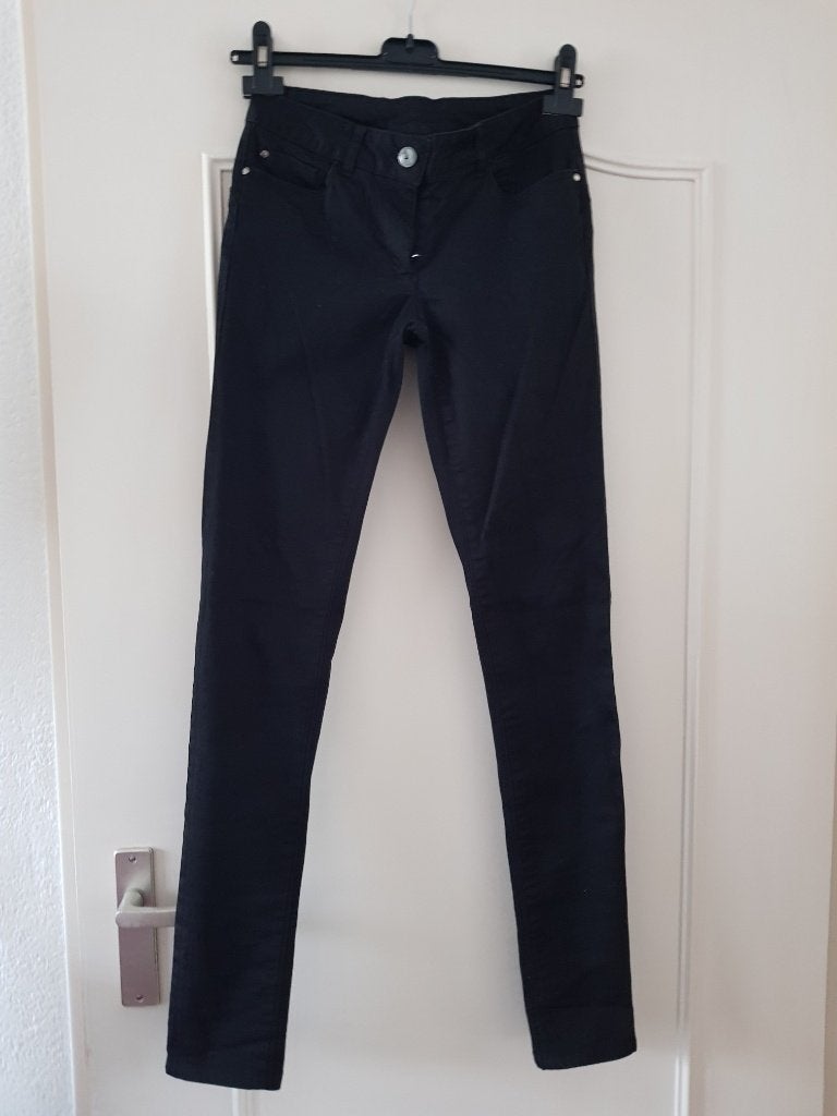 @ Zwarte Dames Broek flame maat 34, Zwart, Ophalen of Verzenden, Zo goed als nieuw, Maat 34 (XS) of kleiner