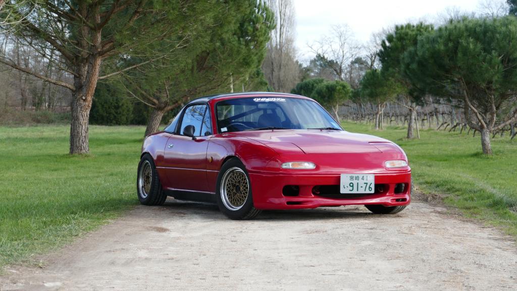 HKS Style FRP voorbumper bumper - Mazda Mx5 Mx-5 NA 89-97